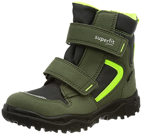 Superfit Husky, Botas de Nieve, Verde/Amarillo 7000, 30 EU