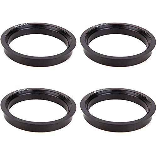 SurePromise One Stop Solution for Sourcing Kit de 4pcs Anillo centrador de Llanta 66,6 al 57,1 mm para Llanta para Audi Mercedes VW Seat Skoda