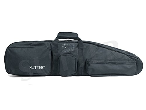 SUTTER Funda para Armas Doble Premium 125x37cm - Funda para Dos Armas largas con ópticas Maletín para Rifles