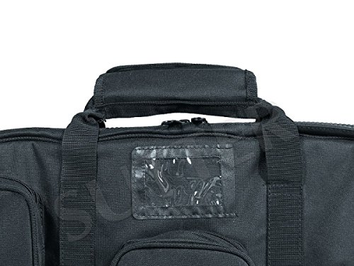 SUTTER Funda para Armas Doble Premium 125x37cm - Funda para Dos Armas largas con ópticas Maletín para Rifles