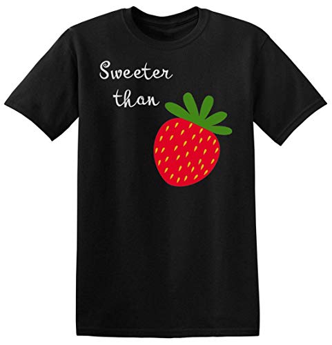 Sweeter Than Strawberry Berry Tasty Camiseta para Hombre Extra Large