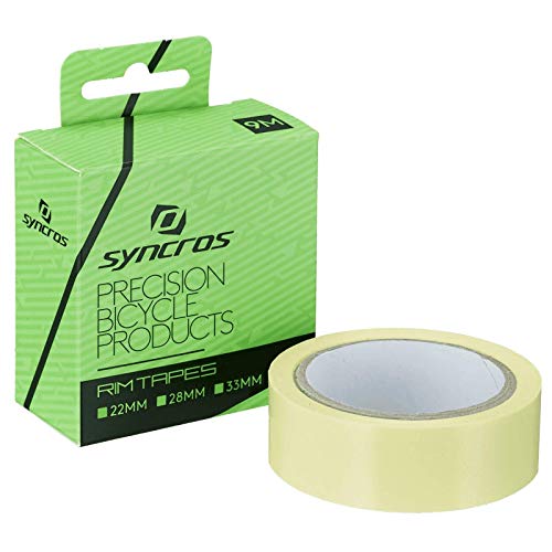 Syncros Rim Tape - Cinta Adhesiva (33 mm), Color Negro