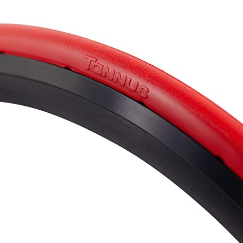 Tannus Tire Cubierta Sólida Airless 700x23c (23-622) Slick | Neumático Macizo Sin Aire 100% Antipinchazos, Bici Carretera, Color Volcano (Rojo), Dureza Hard