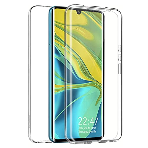 TBOC Funda Compatible con Xiaomi Redmi 9T - Xiaomi Redmi Note 9 4G [6.53"] - Carcasa [Transparente] Completa [Silicona TPU] Doble Cara [360 Grados] Protección Integral Delantera Trasera Lateral Móvil