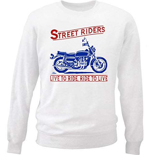 Teesandengines Honda GL 1000 Street Riders Sudadera Size Xlarge