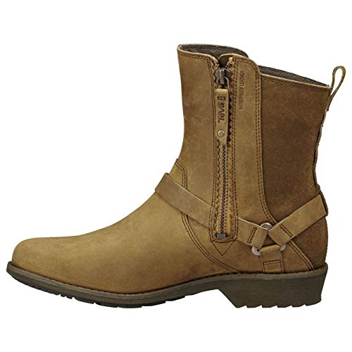 Teva Delavina Dos W's, Botas Chelsea Mujer, Marrón (Bison), 36 EU