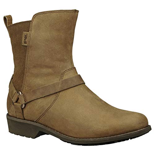 Teva Delavina Dos W's, Botas Chelsea Mujer, Marrón (Bison), 36 EU