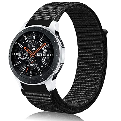 Th-some 22mm Correa para Samsung Gear S3,Pulsera de Nylon para Galaxy Watch 46mm,Banda de Reloj Nylon Deporte Pulsera de Repuesto para Galaxy Watch 46mm/Galaxy Watch Active/Gear S3 Classic/Frontier