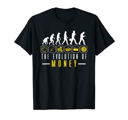 The Evolution of Money Para Los Criptoinversores | Bitcoin Camiseta