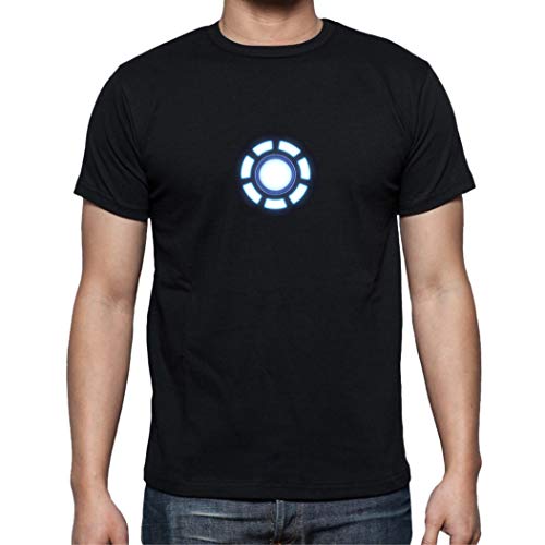 The Fan Tee Camiseta de Hombre Iron Man Los Vengadores Hulk Stark Industries 001 XL
