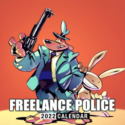 The Western Cartoon Calendar 2022: A Great Gift For Anyone Loving The Adventures of Sam & Max Freelance Police To Welcome A New Year | Calendario Calendrier Kalender 2022 | Bonus 4 months 2023