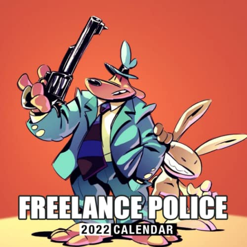 The Western Cartoon Calendar 2022: A Great Gift For Anyone Loving The Adventures of Sam & Max Freelance Police To Welcome A New Year | Calendario Calendrier Kalender 2022 | Bonus 4 months 2023