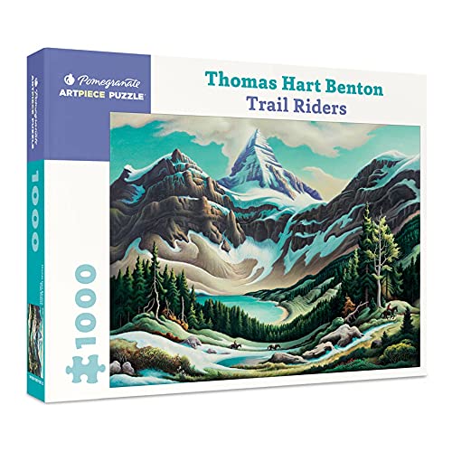 Thomas Hart Benton Trail Riders 1000-Piece Jigsaw Puzzle
