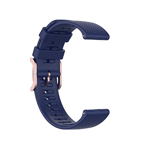 Tiggo 22MM Correa Compatible con Polar Grit X / Vantage M,Bandas Correa Repuesto,Reloj Recambio Brazalete Correa Repuesto para Polar Vantage M2/Garmin Venu 2/ Amazfit GTR 47mm (azul marino)