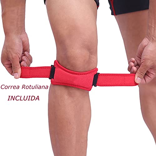 Tobillera para esguince tobillera estabilizadora/Tobilleras Deportiva Neopreno Ajustable para hombre mujer y niños/Cinta Rotuliana incluida rodillera rotuliana para correr