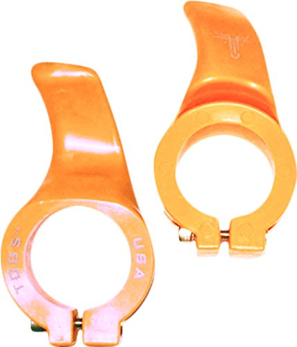 TOGS Zytel Acoples para Manillar MTB, Naranja, S