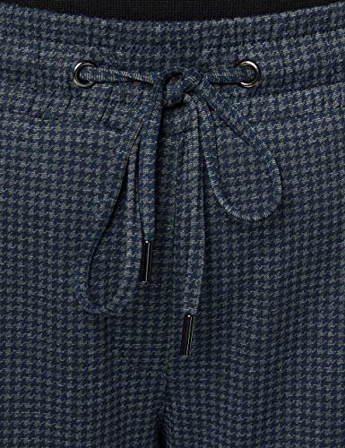 TOM TAILOR MY TRUE ME Karo Pantaln de Vestir, 24617 Grey Houndtooth Chec-Muñeco de Peluche, 50 para Mujer