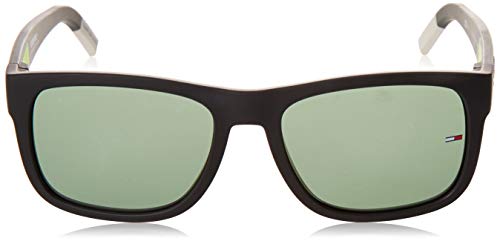 Tommy Hilfiger TJ 0001/S, Gafas de Sol para Unisex - Adulto, Verde (Mtblckgrn), 56