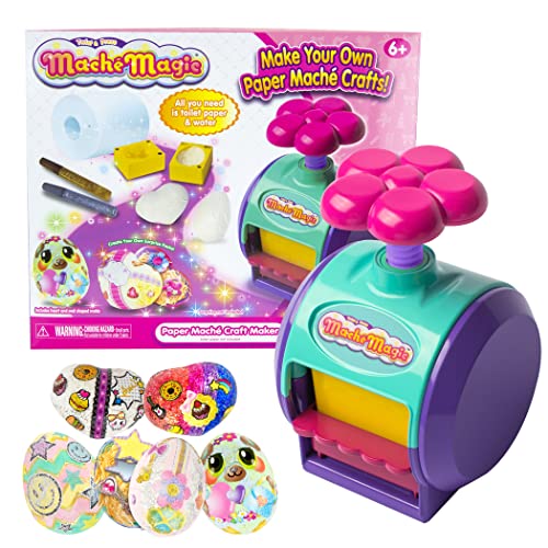 TOMY- Mache Magic-Kit creativos, Juego de Manualidades, Adecuado niñas a Partir de 6 años, Color Rosa (T12365L3)
