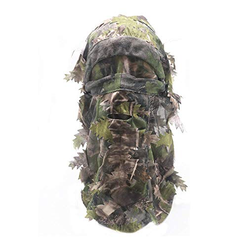 TOYPOPOR - Traje de caza de camuflaje para francotirador 3D táctico Yowie Sniper Caza Ropa Bionic Ghillie Traje de camuflaje para caza, fotografía de vida silvestre, Verde y Amarillo-3