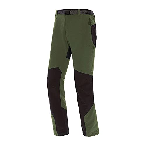 Trango Pant. Largo Tineo Pantalón, Hombre, Verde Oscuro/Negro, L