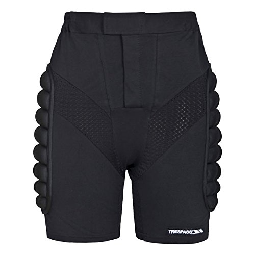 Trespass Impact - - Pantalones Corto con amortiguación, Color Negro, Talla XL
