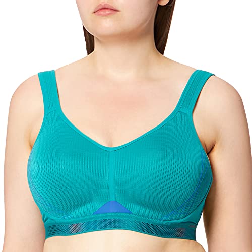 TriAction Cardio Cloud P EX Sujetador Deportivo, Verde Esmeralda, 105A para Mujer