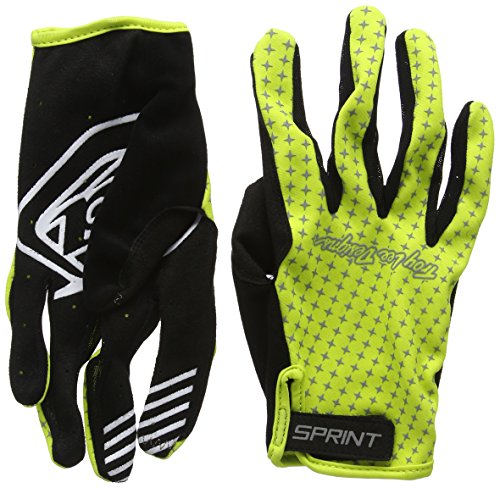 Troy Lee Sprint Guantes - Amarillo Fluorescente, Extra Grande