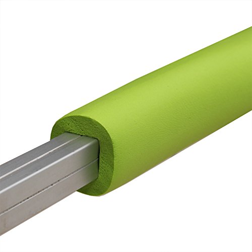 TUKA 4 Metros Protector Borde Anti-golpe, Forma de U Espuma para Mesa Borde, anticolisión tira para seguridad Bebés y niños, Suave Protectores para Borde de Mesa de vidrio, 2x 2M, Verde, TKD7003-green