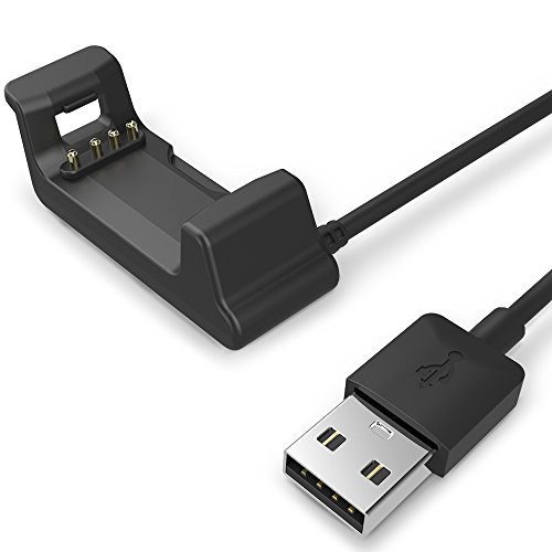 TUSITA Cargador para Garmin Vivoactive HR - Cable de Carga USB 100cm Pinza de la Base - Reloj GPS Accesorios (1-Pack)