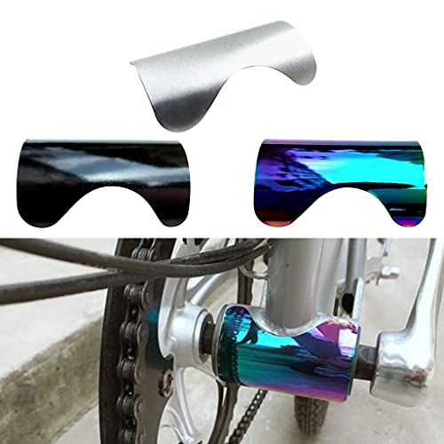U/ D Bicicleta plegable BB Frame Protector para bicicleta Brompton Soporte inferior Protección Cubierta Protector Shim Tape (negro)