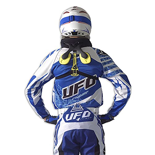 UFO - 41008 : Collarin proteccion cuello enduro offroad karting UFO nss neck support amarillo