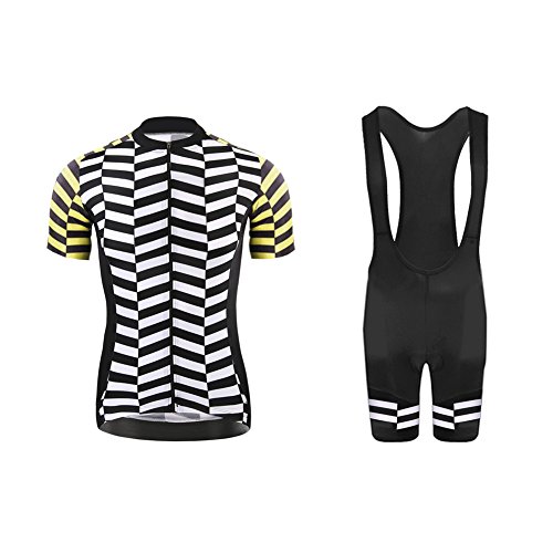 UGLY FROG Bike Wear Ciclismo Hombres Maillots+Bib Tight Sets Seco y Transpirable de Bicicleta Conjunto de Ropa de Ciclo Jersey de Manga Corta