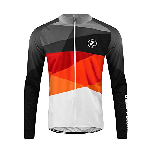 UGLY FROG Bike Wear Maillot Bicicleta Hombre Invierno Maillot Ciclismo Manga Larga para Hombres con Bolsillos