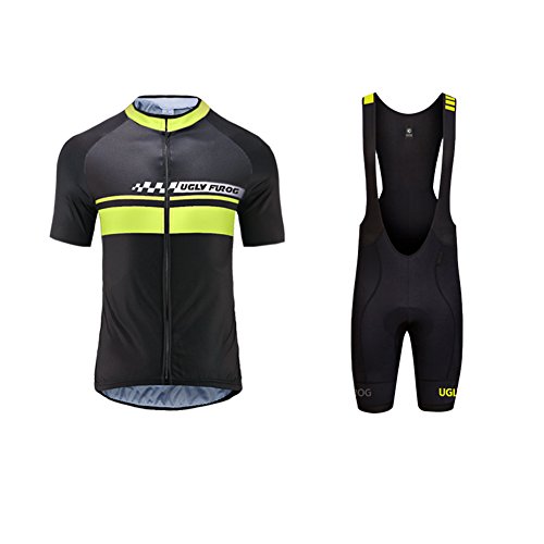 UGLY FROG Ciclismo Jersey Team Ciclismo Ropa Jersey Bib Shorts Kit Camisa de Secado rápido Ropa al Aire Libre de la Bicicleta DTMX03F