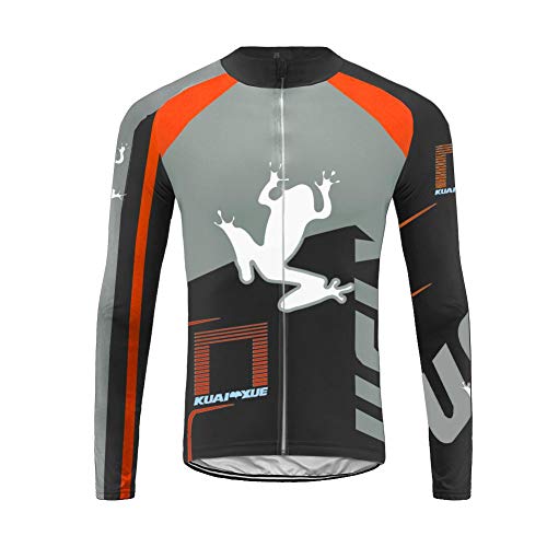 UGLY FROG Maillot Ciclismo Manga Larga Hombre Otoño Camiseta Bicicleta Ropa MTB Secado Rápido CXML01