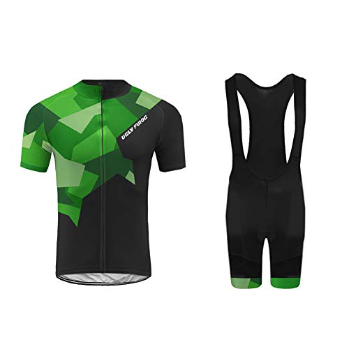 UGLY FROG Maillot Ciclismo Ropa para Bicicleta para Hombre Manga Corta Jersey Ciclismo Bodies DTMX02