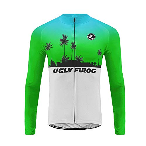 UGLY FROG Manga Larga del Invierno Vellón Caliente De Los Hombres Camisetas De Ciclismo Maillots Ropa De Bicicleta De Carretera Bicicleta De Carretera Ropa