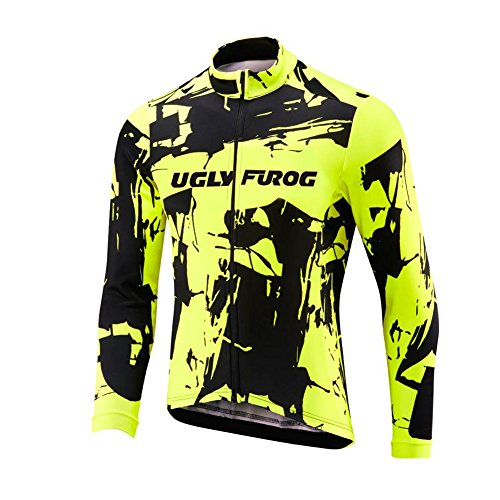 UGLY FROG Nuevo De Invierno Mantener Caliente MTB Manga Larga Maillots Bicicleta Hombre Invierno Ciclismo Hombre Equipo de Ciclismo