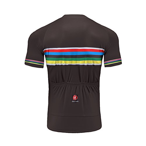 UGLY FROG Uglyfrog 2018-2019 Clásica Manga Corta Maillot Ciclismo Hombres Jersey Mangas Cortas de Ropa Transpirable para Deportes al Aire Libre Ciclo Bicicleta