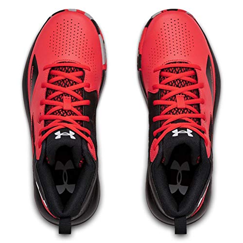 Under Armour UA Lockdown 5 Zapatillas de Baloncesto para Unisex adulto, Rojo (Versa Red / Black / White), 43 EU