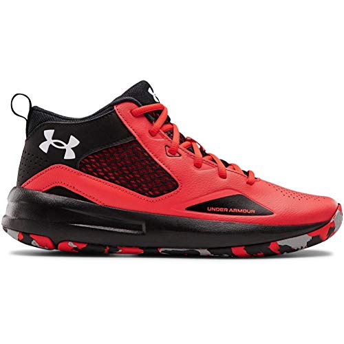 Under Armour UA Lockdown 5 Zapatillas de Baloncesto para Unisex adulto, Rojo (Versa Red / Black / White), 43 EU