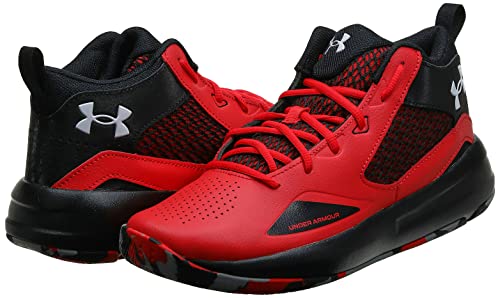 Under Armour UA Lockdown 5 Zapatillas de Baloncesto para Unisex adulto, Rojo (Versa Red / Black / White), 43 EU