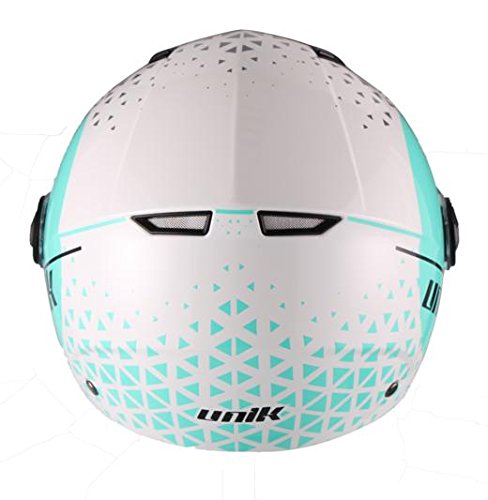 Unik Cj-16 - Casco Jet Oracle, Azul Turquesa, M