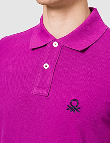 United Colors of Benetton Polo M/M 3089j3178 Camisa, Ciclamino 05 V, 3XL para Hombre