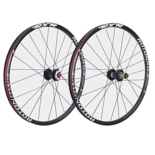 UpgradeBike Rim Wheelset 26 27.5 29er Ruedas de bicicleta de montaña Ruedas delanteras y traseras Bicicleta de doble pared Llanta de aleación 7 Palin Bearing Disc Brake QR 1790g 7-11 Speed ​​Card Type