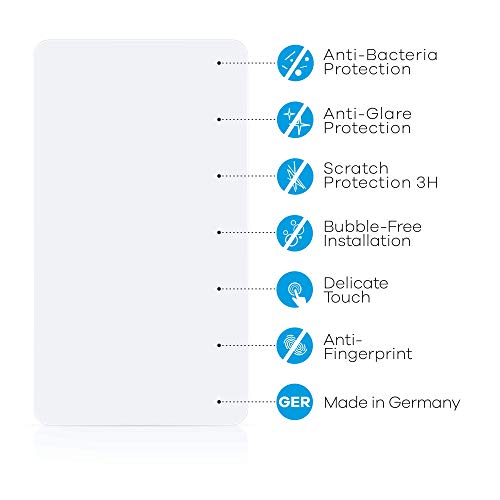 upscreen Protector de Pantalla Mate Compatible con MyKronoz ZeSport 2 Película Protectora Antibacteriana - Anti-Reflejos, Anti-Huellas, Anti-Rayado