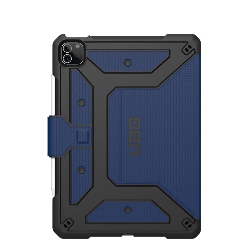 Urban Armor Gear Metropolis Funda Protectora para Apple iPad Pro 11'' Pulgadas (2021/2020 / 2018) Case, Apple Pencil 2 Compatible, Resistente, Admite de Despertador/sueño, Soporte, Azul