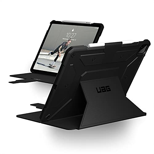 Urban Armor Gear Metropolis Funda Protectora para Apple iPad Pro 12.9" (5ª generación 2021) Case - [Apple Pencil 2 Compatible, Resistente, Admite de Despertador/sueño, Soporte] - Negro