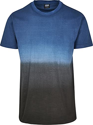 Urban Classics Dip Dyed tee Camiseta, Multicolor (Midnightnavy/Black 02043), XXXX-Large para Hombre